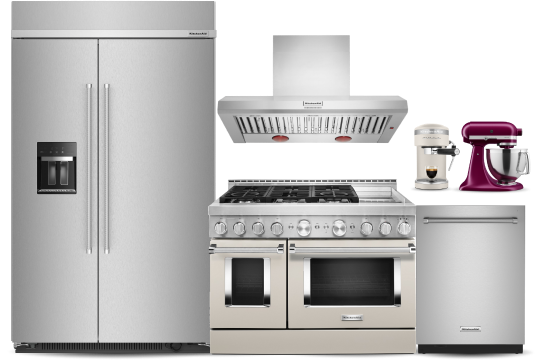 Refurbished kitchen appliance top packages
